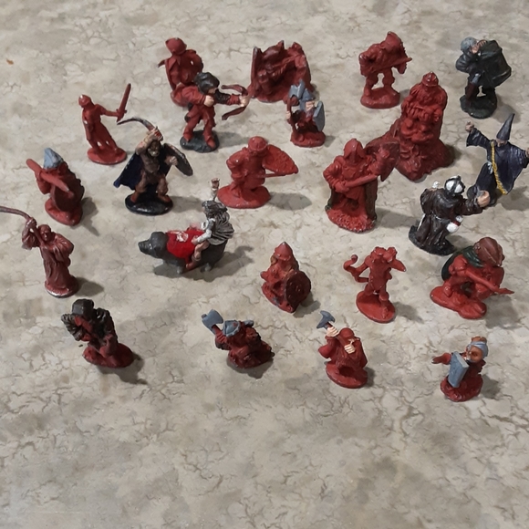 VINTAGE ADVANCED DUNGEONS AND DRAGONS FIGURE SET. 20 PIECES - Picture 3 of 5